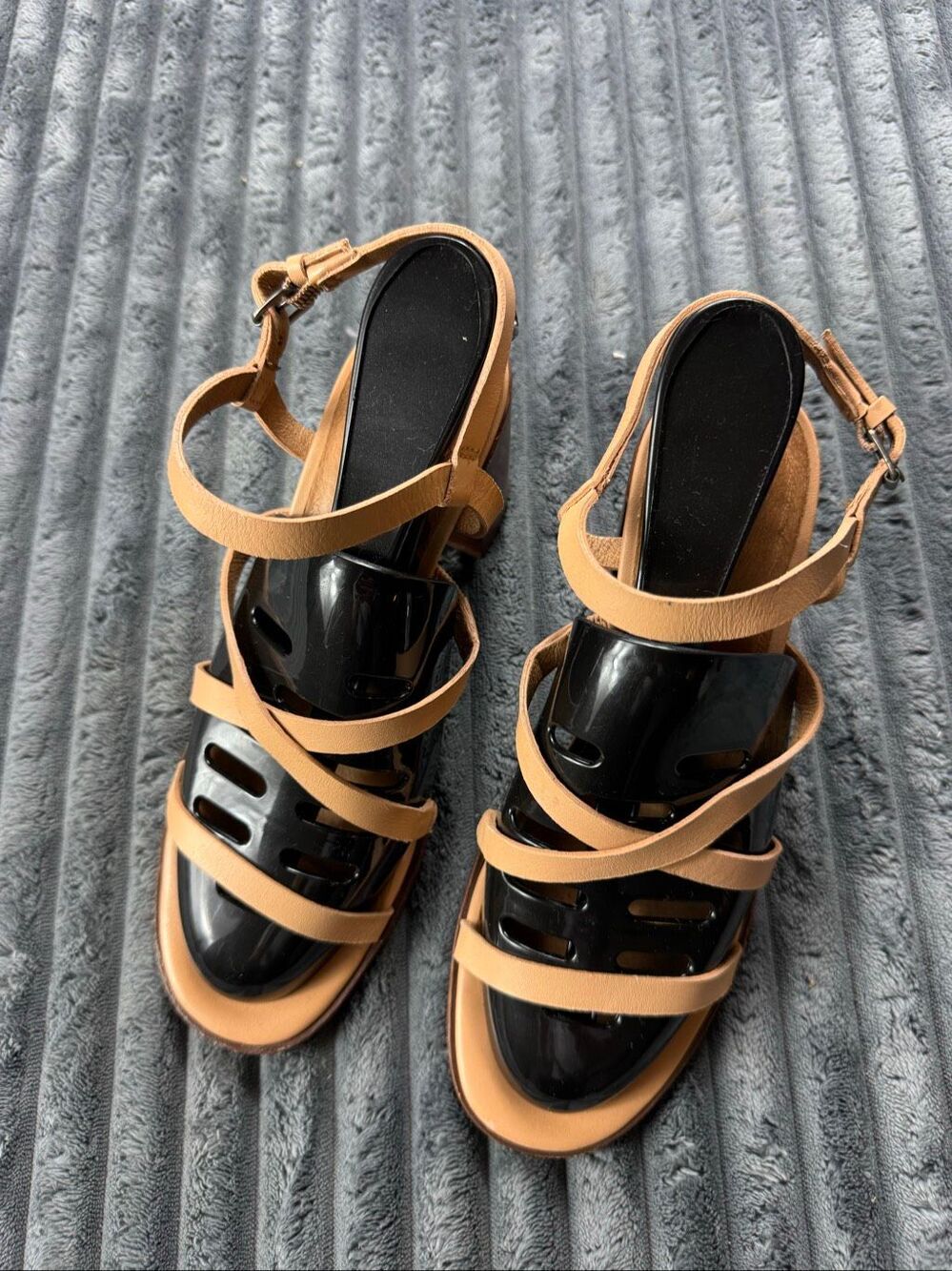 Madewell Womens Tan Leather Sandals Size 7